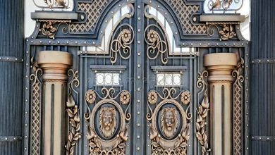 درب حیاط ویلایی در چالوس