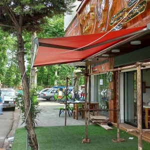 سایبان برقی در بندر لنگه