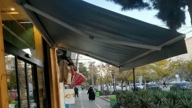 سایبان برقی بازویی در طالقان