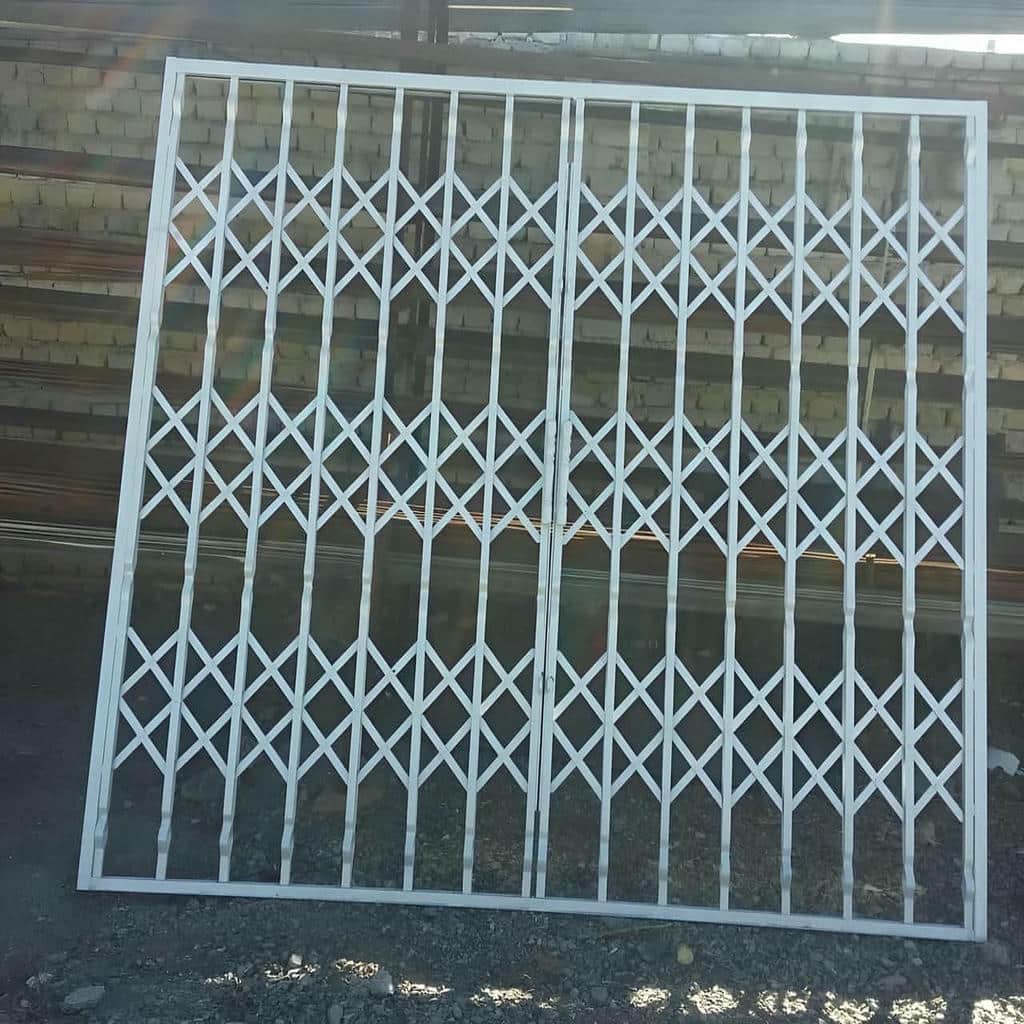قفل درب آکاردئونی با مدل کتابی ایمن