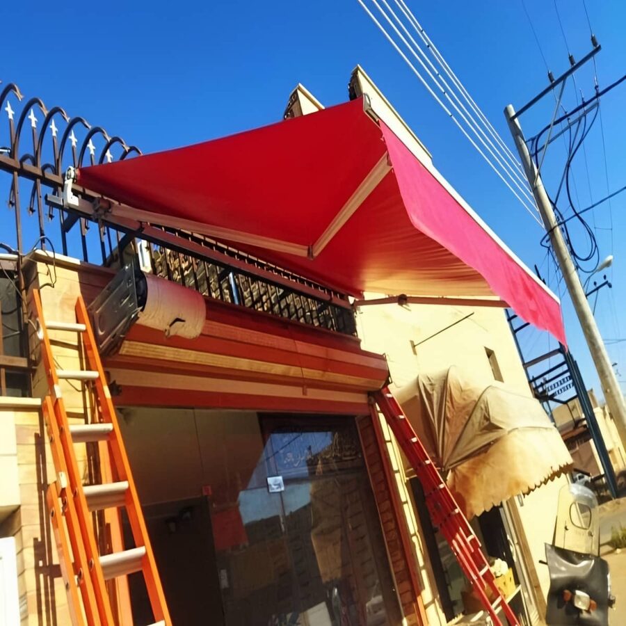 سایبان برقی با محاسبه مساحت