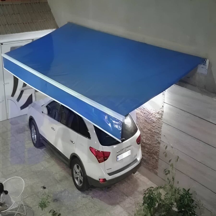 سایبان برقی با شیب مناسب باران