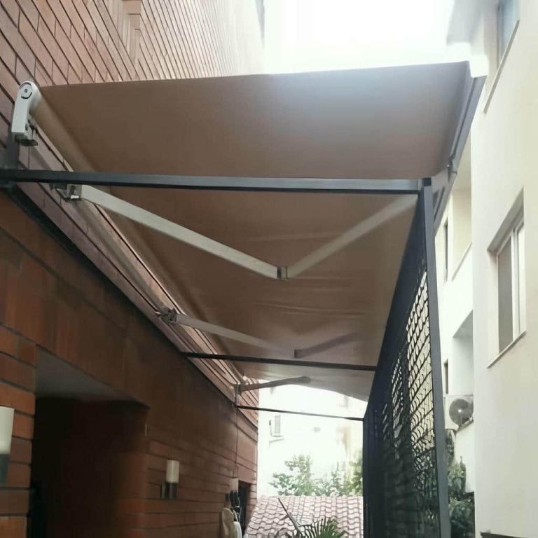 سایبان برقی ضد UV برای محافظت از پوست و مبلمان