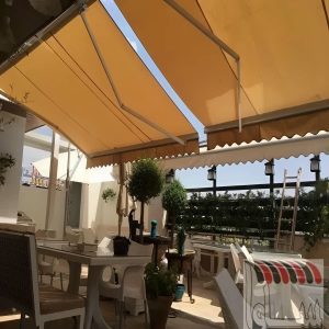 سایبان برقی صنعتی برای فضاهای کاری سخت