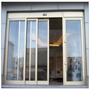 قیمت درب شیشه ای اتوماتیک منحنی لوکس