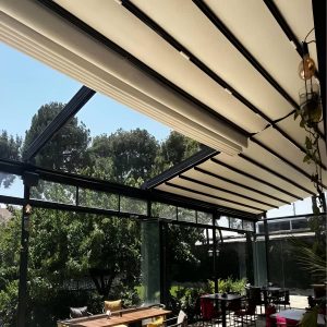 سقف برقی مدرن تراس