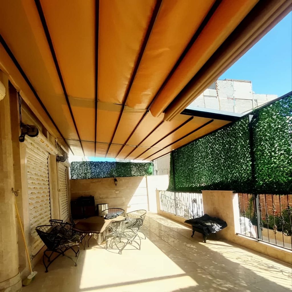 اجرای سقف برقی متحرک با پوشش ضدآب