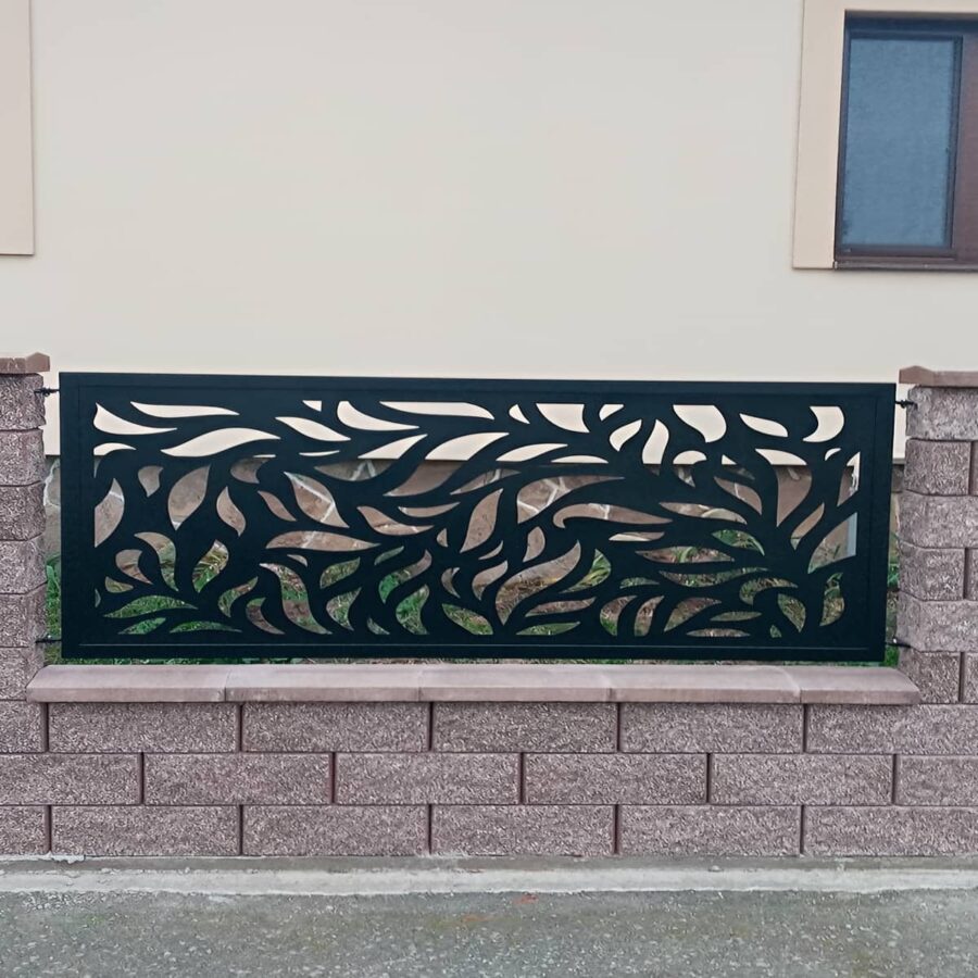 نرده سی ان سی رنگ کوره ای مقاوم با لبه های پرداخت شده