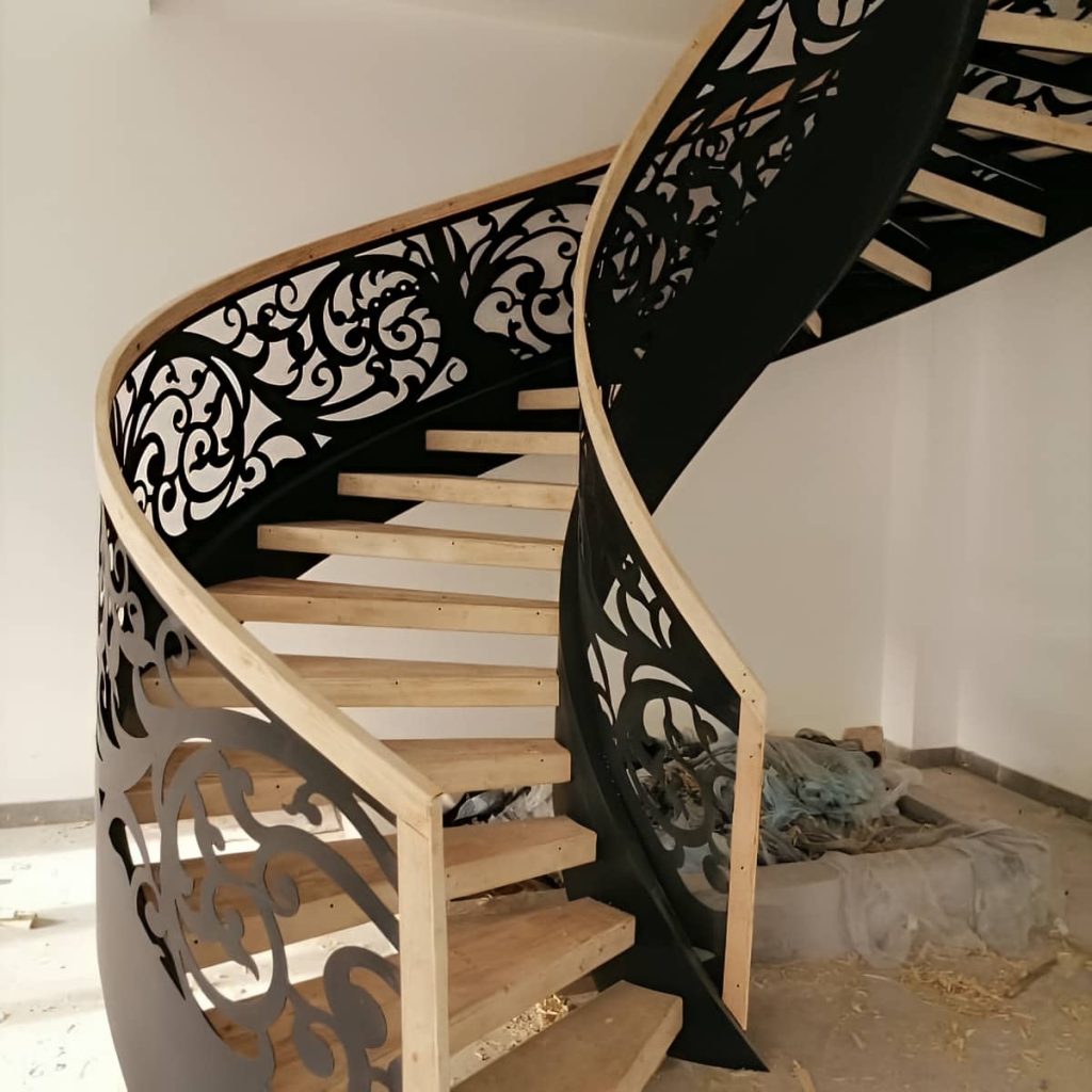 سفارش نرده دکوراتیو طرح اسلیمی