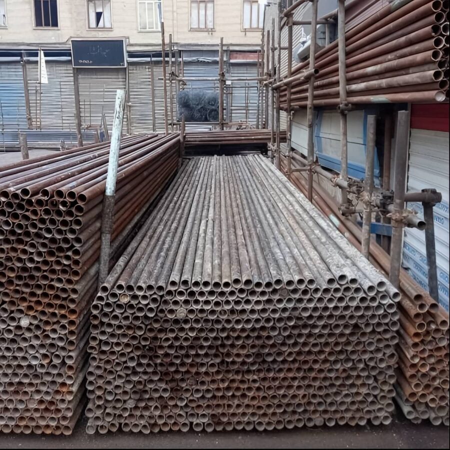 لوله داربست مناسب پروژه صنعتی با مهاربندی اصولی