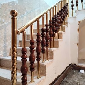 نرده استیل شیشه‌ای سکوریت