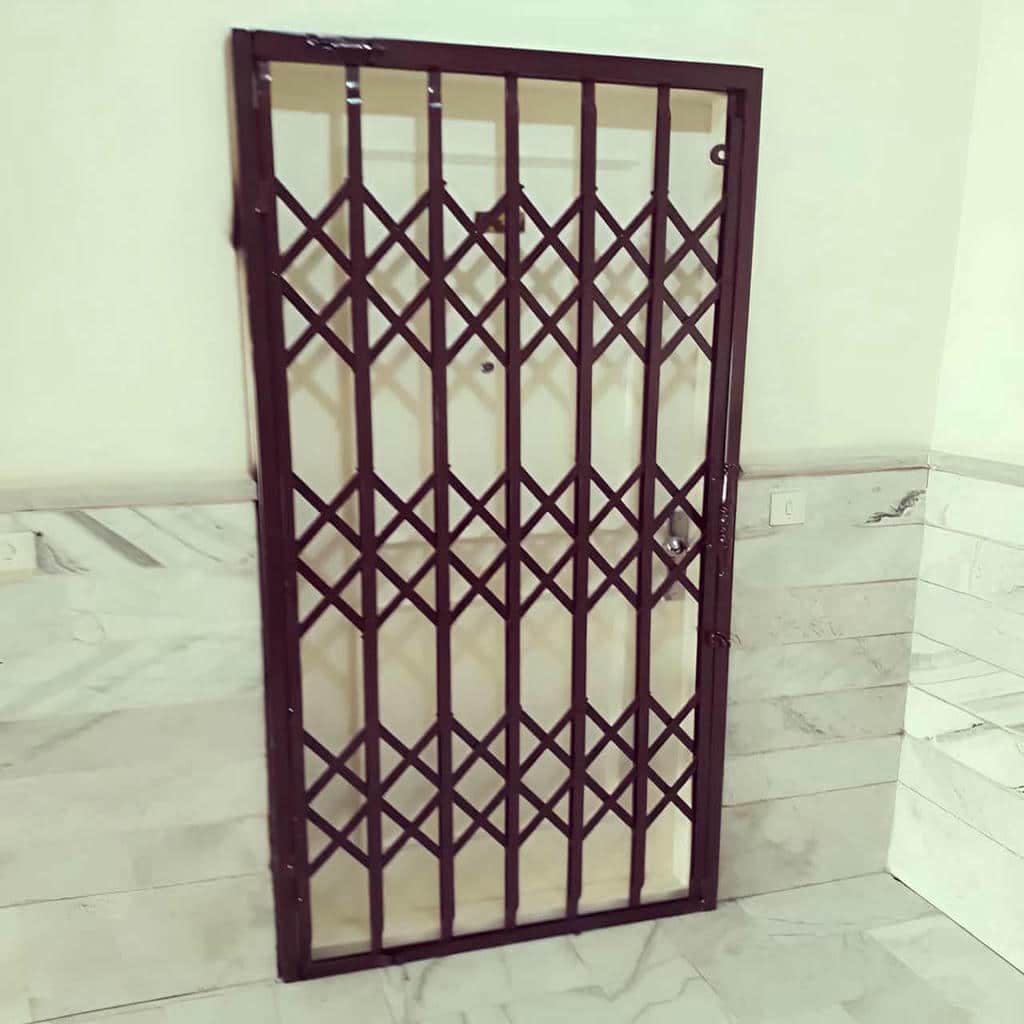 سفارش درب ریلی آکاردئونی کم جا هماهنگ با چهارچوب