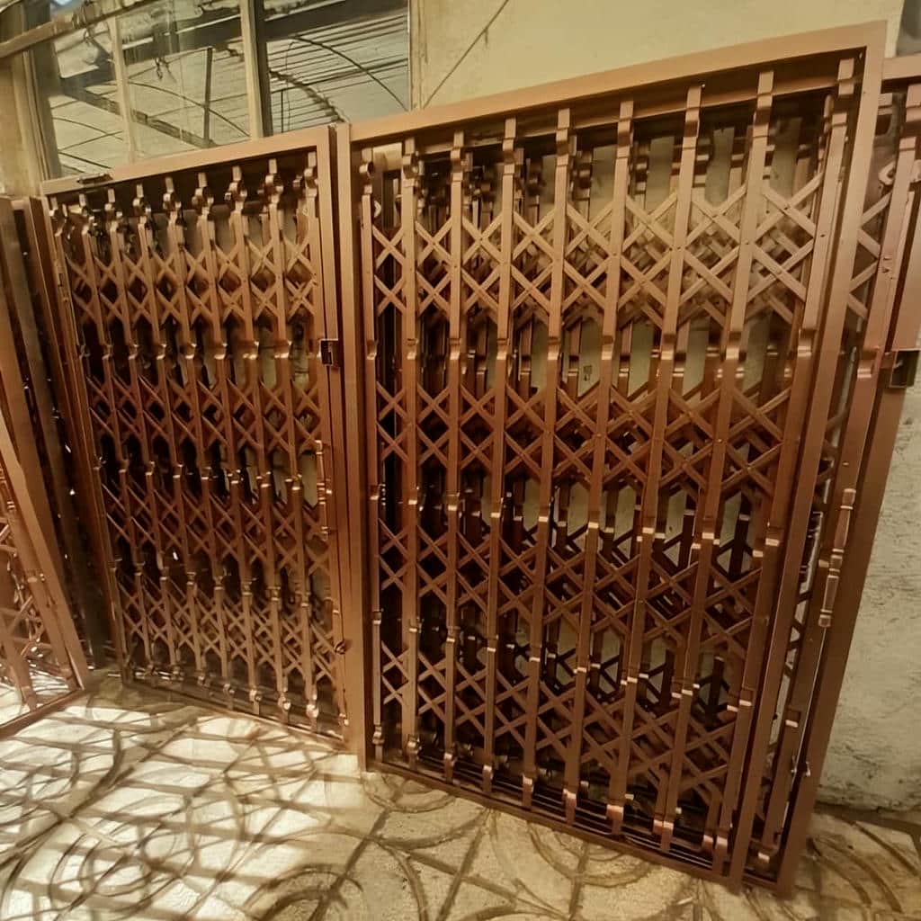 قیمت حفاظ آکاردئونی دو جداره ورودی با پوشش کوره ای