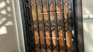 9 طرح حفاظ آکاردئونی دو جداره ورودی