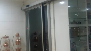 14 طرح سنسور درب اتوماتیک شیشه ای حرکتی