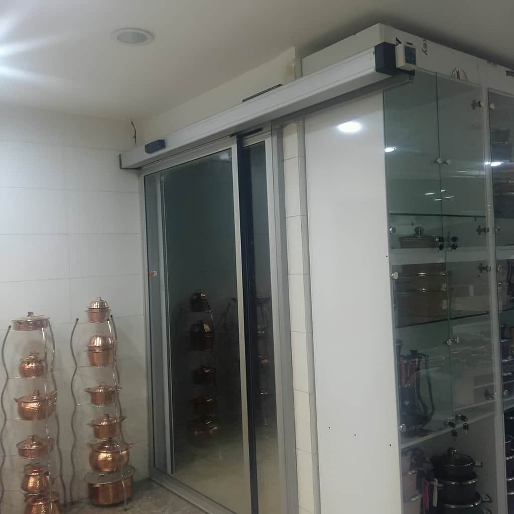 14 طرح سنسور درب اتوماتیک شیشه ای حرکتی