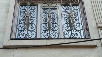 9 نمونه حفاظ پنجره طرح دار لیزری