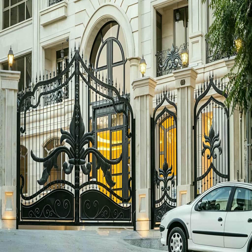 11 مدل درب ویلایی ورق پانچ