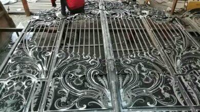 6 مدل درب آهنی شیک ورودی حیاط