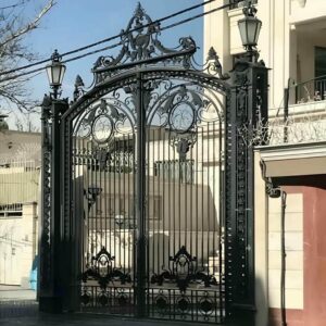 9 مدل درب فلزی CNC حیاط