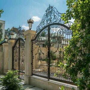 14 طرح درب حیاط برش لیزری هندسی