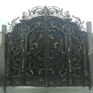 11 طرح درب حیاط قاب فلزی