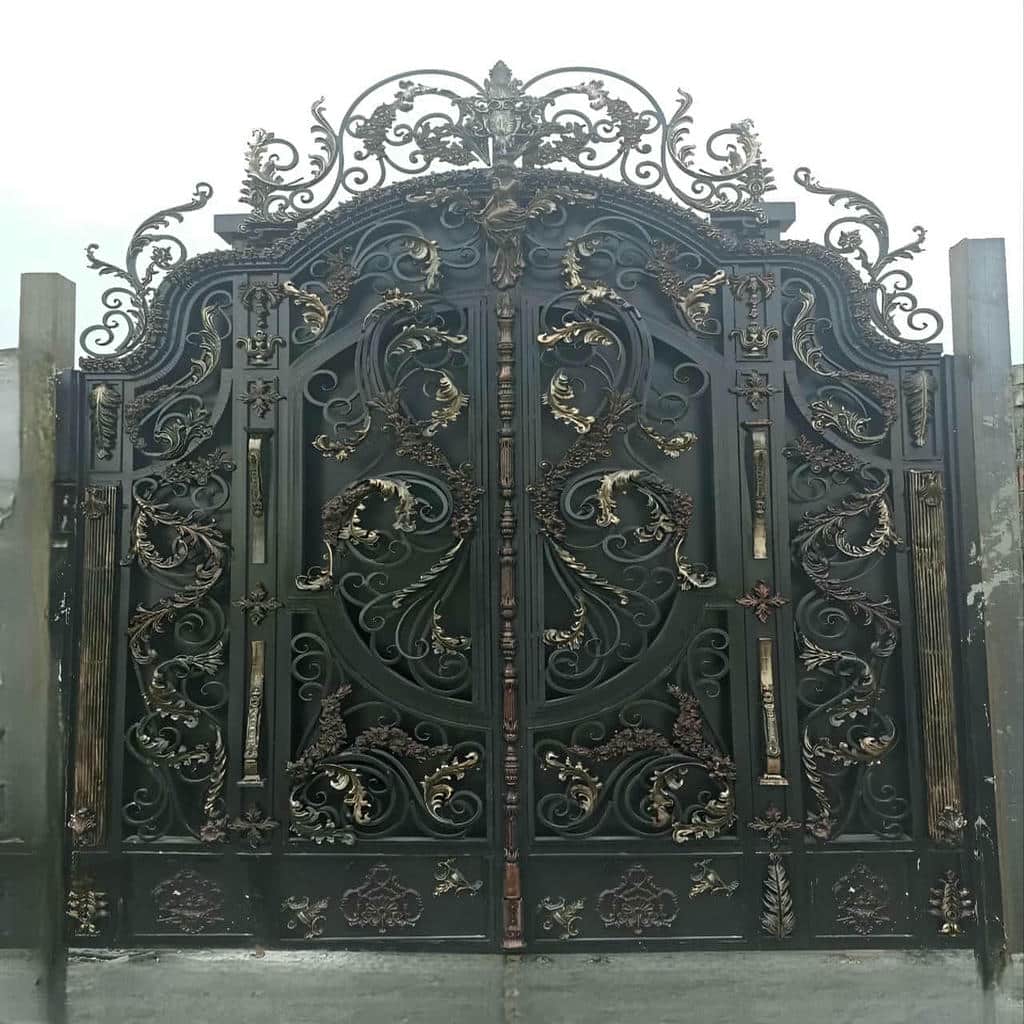 11 طرح درب حیاط قاب فلزی