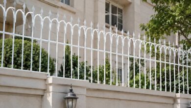 12 طرح حفاظ دیوار کوتاه حیاط