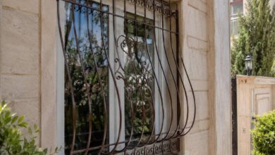 14 مدل حفاظ پنجره آهنی پروفیلی طبقه همکف