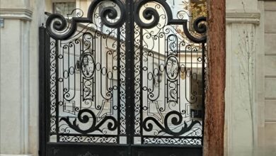 13 طرح درب حیاط شاسی سنگین