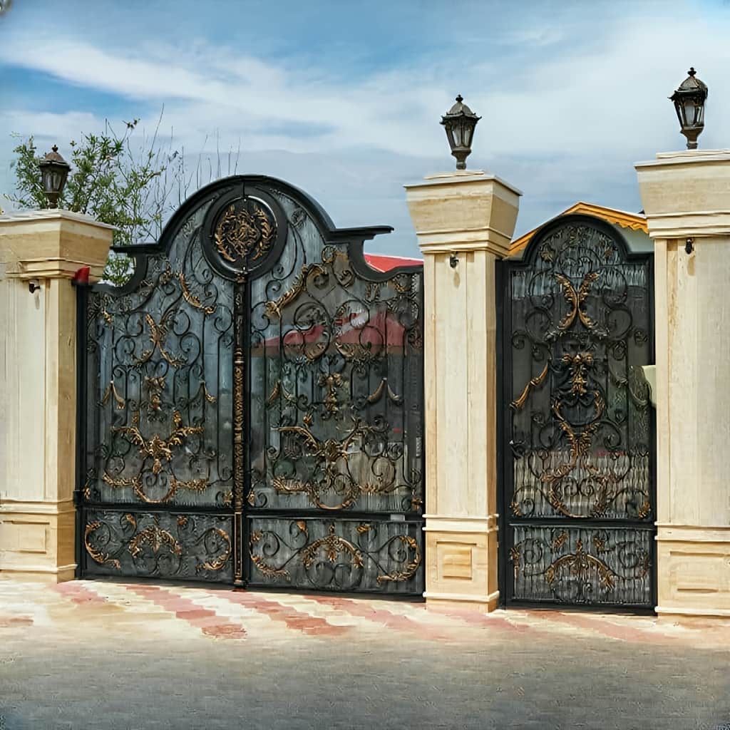 قیمت درب فرفورژه ثامن مدل ترک