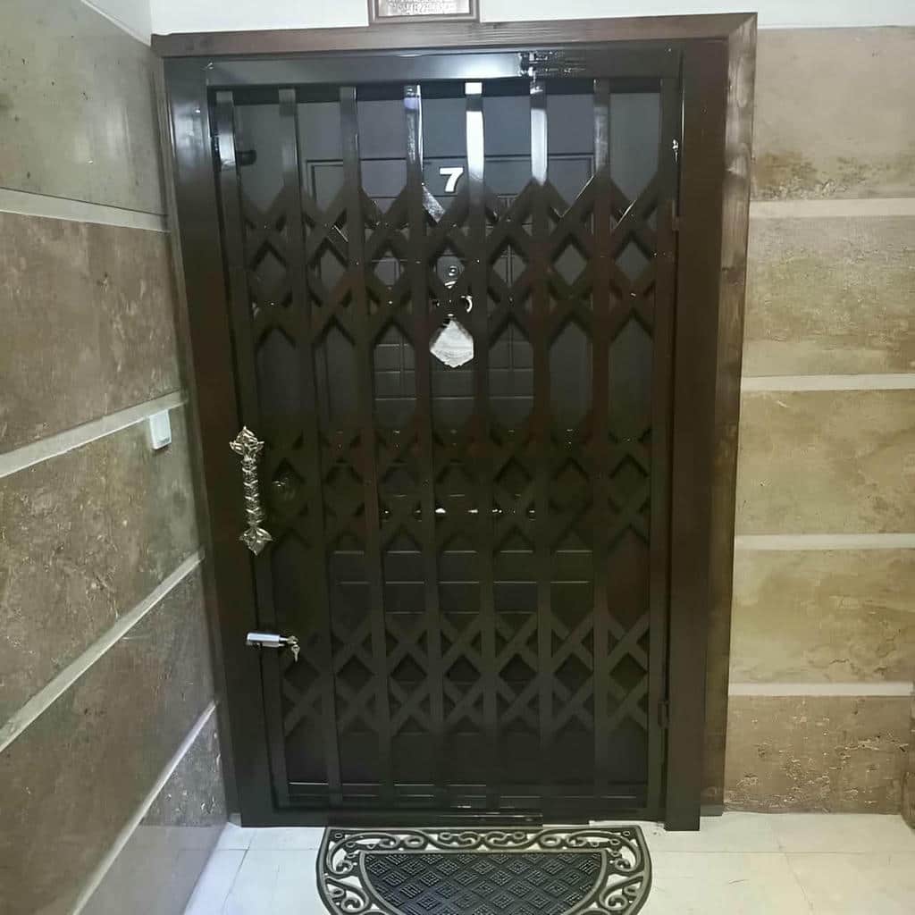 مدل 3 ردیف لوزی حفاظ آکاردئونی