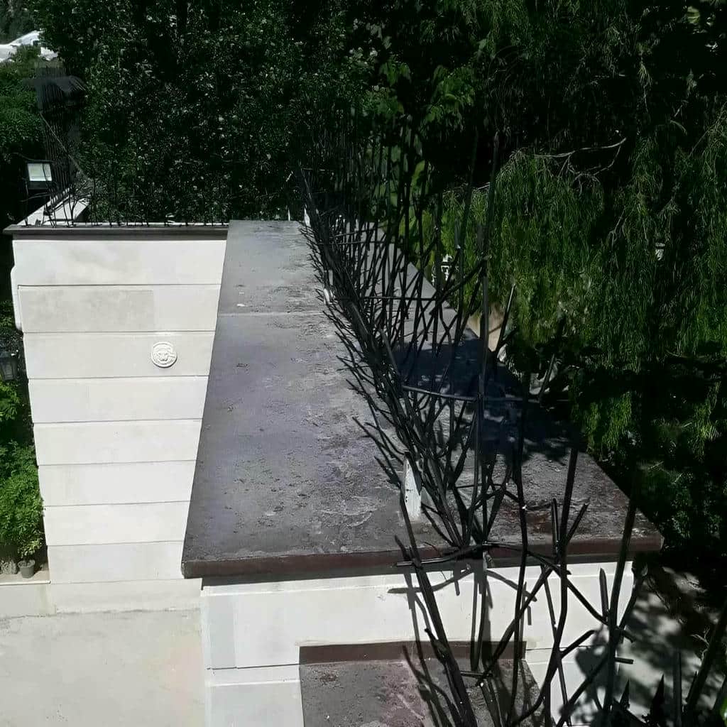 حفاظ شاخ گوزنی برای دیوار حیاط