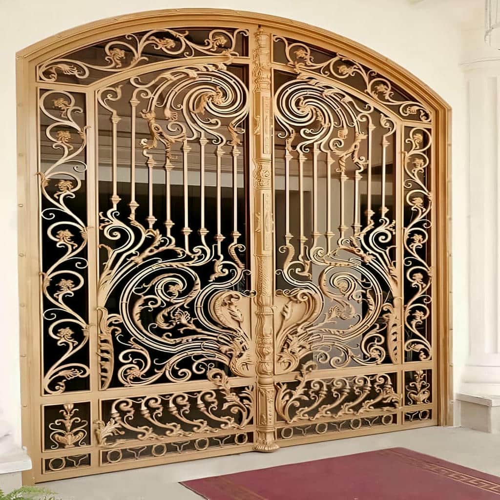 قیمت درب حیاط رنگی و عوامل تاثیرگذار