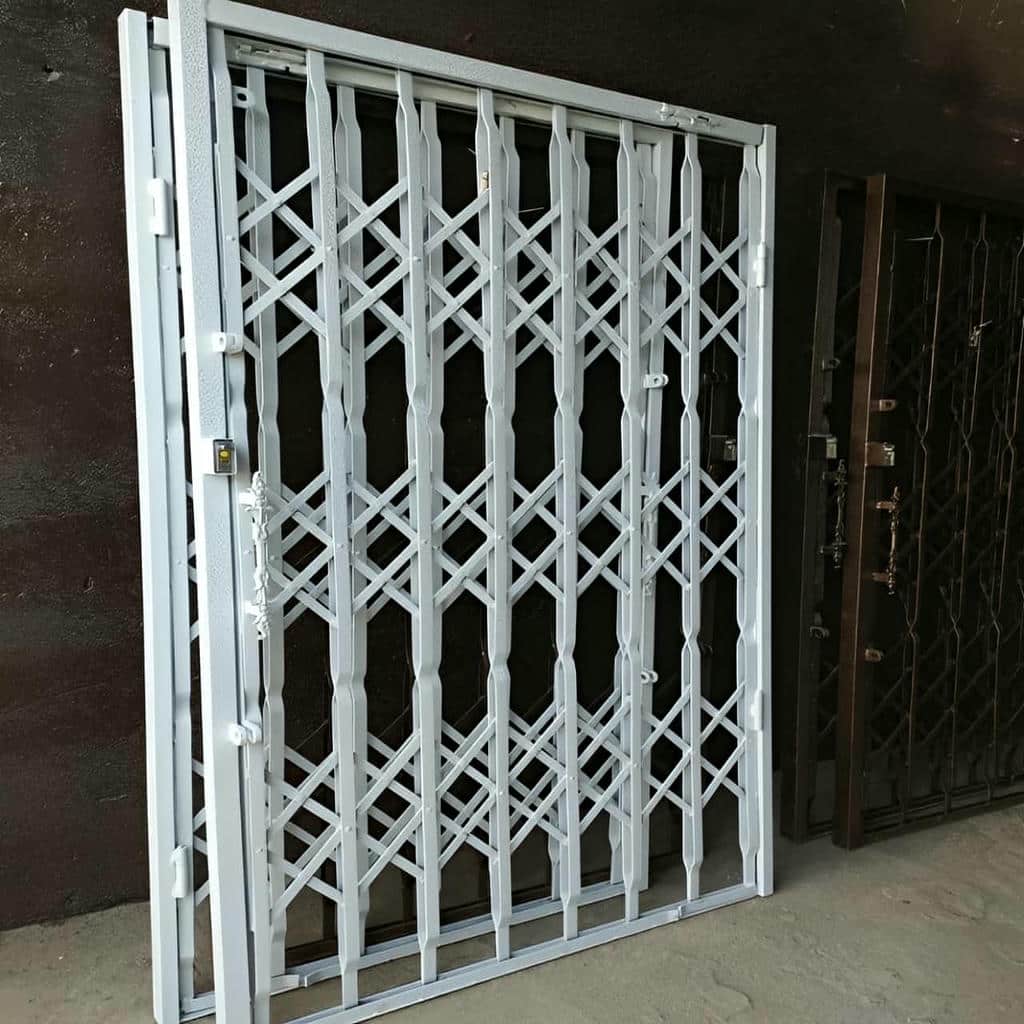 مرکز عرضه حفاظ ضربدری آکاردئونی سفارشی مناسب بازسازی ساختمان های قدیمی