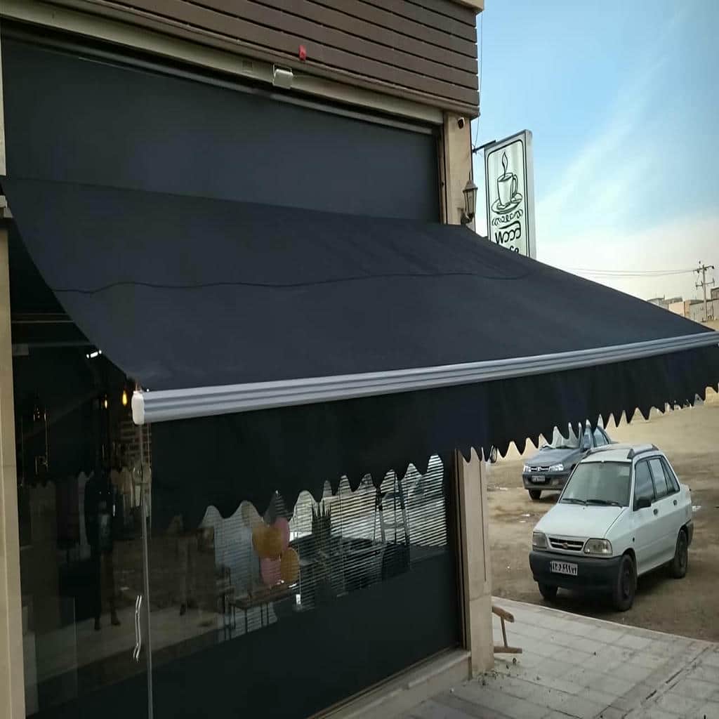 سایبان بازویی مدل تاشو تجاری