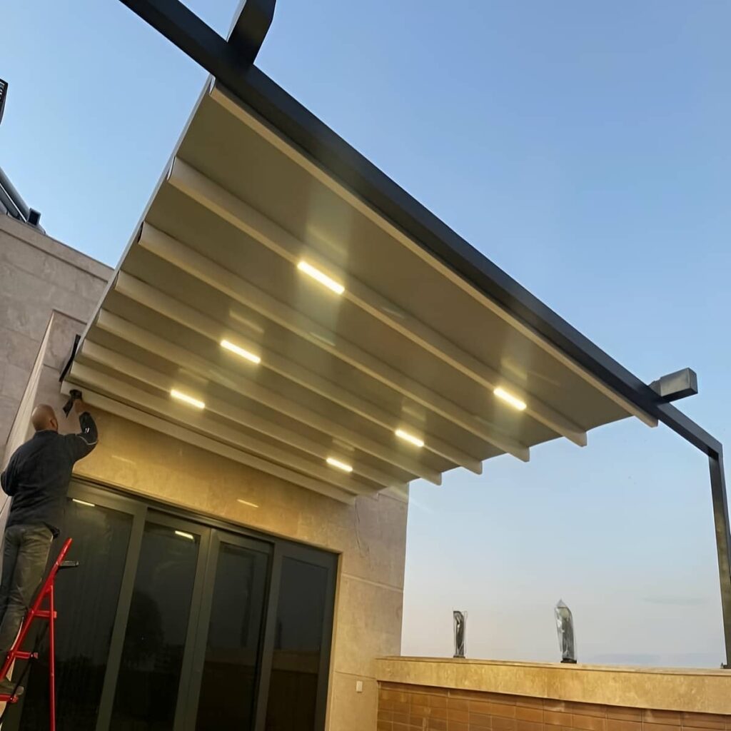 سایبان فول باکس بازویی برای ورودی
